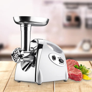 SKONYON 電動ミートグラインダー、ホワイト